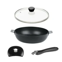 Lot Sauteuse Cookway 28cm Avec Poignée, Anse Et Couvercle