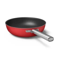 Smeg Wok Aluminium Antiadhésif 30 Cm Rouge Mat -Pas Cher Cuire Joie Magasin 133006 2 6 Wok aluminium antiadhesif 30 cm rouge mat Smeg