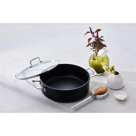 Le Creuset Sauteuse Rondeau Anti-adhérente Les Forgées 30 Cm Et Couvercle En Verre 4 Le Creuset Sauteuse Rondeau Anti-adhérente Les Forgées 30 Cm Et Couvercle En Verre – Image 4