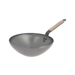 De Buyer Wok Minéral B Bois 28 Cm