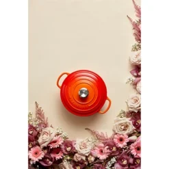 Le Creuset Cocotte Fonte Rond 26 Cm Volcanique -Pas Cher Cuire Joie Magasin 213185 3 3 Cocotte fonte rond 26 cm volcanique Le Creuset