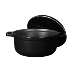 Invicta Cocotte Bistrot Noir 2 à 4 Personnes 20 Cm -Pas Cher Cuire Joie Magasin 213258 1 3 Cocotte bistrot noir 2 a 4 personnes 20 cm Invicta