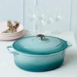 Cocotte Ovale Quartz 29 Cm -Pas Cher Cuire Joie Magasin 213265 2 1 Cocotte Ovale quartz 29 cm Chasseur