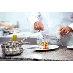 Poêle Sautoir Inox Castel'Pro 24 Cm 6 Poêle Sautoir Inox Castel'Pro 24 Cm -Pas Cher Cuire Joie Magasin 271059 1 6 Poele sautoir inox Castel Pro 24 cm Cristel