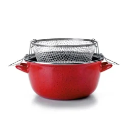 Ibili Friteuse En Acier émaillé Avec Panier Et Couvercle 24 Cm 3 Ibili Friteuse En Acier émaillé Avec Panier Et Couvercle 24 Cm -Pas Cher Cuire Joie Magasin 271093 1 1 Friteuse en acier emaille avec panier et couvercle 24 cm Ibili