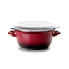 Ibili Friteuse Traditionnelle Acier émaillé 24 Cm Rouge