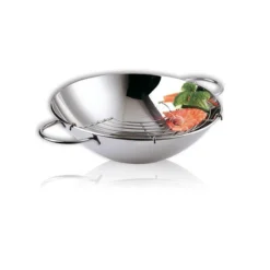 Wok En Inox Avec Grille Love Story 30 Cm