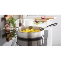 Lot 2 Sauteuses Excell'Inox Tout Inox 24 Et 28 Cm -Pas Cher Cuire Joie Magasin 272031 1 1 Lot 2 sauteuses Excell Inox tout inox 24 et 28 cm Mathon