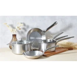 De Buyer Sauteuse Inox 24 Cm Bombée Alchimy 6 De Buyer Sauteuse Inox 24 Cm Bombée Alchimy -Pas Cher Cuire Joie Magasin 272038 2 4 Sauteuse inox 24 cm bombee Alchimy De Buyer