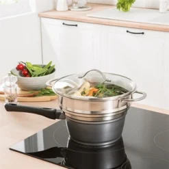 Panier Vapeur Multidiamètre 20, 22, 24 Cm -Pas Cher Cuire Joie Magasin 274020 2 2 Panier vapeur multidiametre 20 22 24 cm Mathon