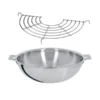 Lot Wok Inox Et Grille Casteline 28 Cm