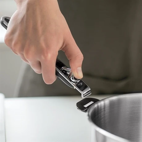 Lot De 4 Casseroles Select Et Poignée Amovible Grise Beka 2 Lot De 4 Casseroles Select Et Poignée Amovible Grise Beka – Image 2