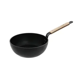 De Buyer Sauteuse 28 Cm Bombée Choc B Bois