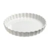 Tourtière Porcelaine Ronde 30 Cm Grands Classiques Blanc