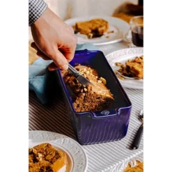 Peugeot Moule à Cake Céramique 31 Cm Bleu -Pas Cher Cuire Joie Magasin 301196 3 4 Moule a cake ceramique 31 cm bleu Peugeot