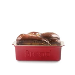 Ibili Moule à Pain Avec Couvercle Rouge -Pas Cher Cuire Joie Magasin 301369 2 1 Moule a pain avec couvercle rouge Ibili