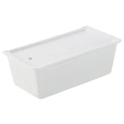 Terrine Rectangulaire Avec Couvercle/plateau "Grands Classiques" 19,7 Cm 60 Cl Blanc