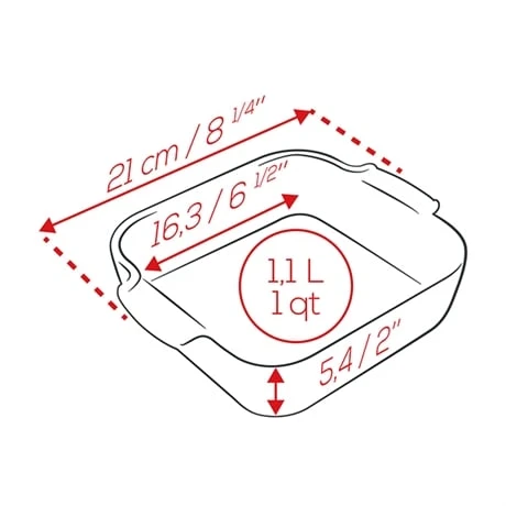 Peugeot Set 2 Petits Plats à Four Rouge Céramique 21 Et 25cm 2 Peugeot Set 2 Petits Plats à Four Rouge Céramique 21 Et 25cm – Image 2