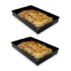 Lot De Deux Plats De Cuisson Anti-adhérent 28 Cm