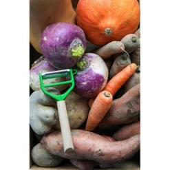 Opinel Eplucheur Rasoir T DUO Bois Vert -Pas Cher Cuire Joie Magasin 401018 2 2 Eplucheur rasoir T DUO bois vert Opinel