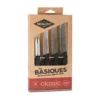Coffret 4 Couteaux Kraft Classic Pro Noir