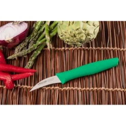 Set 3 Couteaux D'office Nova Coloris Vert -Pas Cher Cuire Joie Magasin 411063 1 1 Set 3 couteaux d office Nova coloris vert Arcos