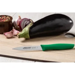 Set 3 Couteaux D'office Nova Coloris Vert -Pas Cher Cuire Joie Magasin 411063 2 1 Set 3 couteaux d office Nova coloris vert Arcos