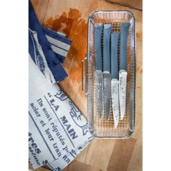 Opinel Coffret 4 Couteaux De Table Lame Micro-dentée 11 Cm Bon Appétit Plus Anthracite -Pas Cher Cuire Joie Magasin 419003 2 2 Coffret 4 couteaux de table lame micro dentee 11 cm Bon Appetit Plus anthracite Opinel