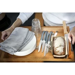 Opinel Coffret 4 Couteaux De Table Lame Micro-dentée 11 Cm Bon Appétit Plus Anthracite -Pas Cher Cuire Joie Magasin 419003 3 2 Coffret 4 couteaux de table lame micro dentee 11 cm Bon Appetit Plus anthracite Opinel