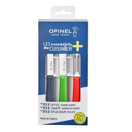 Couteaux Trio Les Essentiels Du Cuisinier Opinel 1 Couteaux Trio Les Essentiels Du Cuisinier Opinel