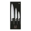 Kai Set 3 Couteaux 10 Cm,15 Cm, 20 Cm Wasabi Black