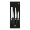 Kai Set 3 Couteaux 10 Cm,15 Cm,18 Cm Wasabi Black