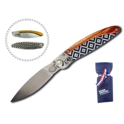 Couteau De Poche K2 Gravure Mosaïque -Pas Cher Cuire Joie Magasin 471047 2 1 Couteau de poche k2 gravure Mosaique Roger Orfevre