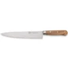 Couteau Chef Bois D'olivier Lame Inox 20 Cm