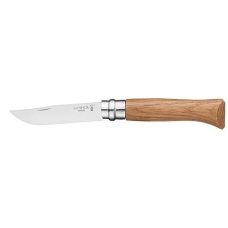 Opinel Couteau Pliant N°08 Inox 8,5 Cm Manche En Chêne 1 Opinel Couteau Pliant N°08 Inox 8,5 Cm Manche En Chêne