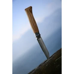 Opinel Couteau Pliant N°08 Inox 8,5 Cm Manche En Olivier -Pas Cher Cuire Joie Magasin 471213 2 3 Couteau pliant N 08 Inox 8 5 cm manche en Olivier Opinel