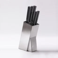 Bloc Universel En Inox Avec 5 Couteaux Mill Pradel