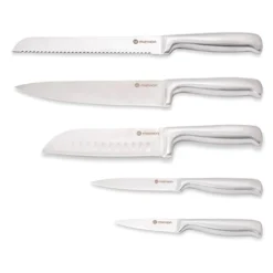 Set De 5 Couteaux De Cuisine En Inox