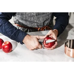 De Buyer Couteau D'office 9 Cm -Pas Cher Cuire Joie Magasin 475019 3 4 Couteau d office 9 cm De Buyer