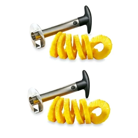 Lot De 2 Coupe Ananas En Inox 1 Lot De 2 Coupe Ananas En Inox