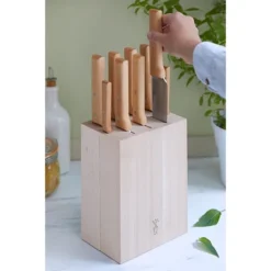 Opinel Bloc Pour 9 Couteaux En Hêtre 7 Opinel Bloc Pour 9 Couteaux En Hêtre -Pas Cher Cuire Joie Magasin 480006 3 2 Bloc pour 9 couteaux en hetre Opinel