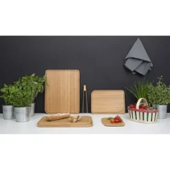 Planche à Découper En Bambou 37 Cm -Pas Cher Cuire Joie Magasin 48094 1 1 Planche a decouper en bambou 37 cm Pebbly