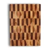 Planche à Découper Damier De Bois 43 X 31 Cm