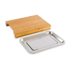 Planche à Découper Bambou 34 Cm Avec Bac Amovible Inox 7 Planche à Découper Bambou 34 Cm Avec Bac Amovible Inox -Pas Cher Cuire Joie Magasin 481016 2 4 Planche a decouper bambou 34 cm avec bac amovible inox Mathon