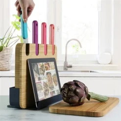 Bloc De 4 Couteaux Et Planche à Découper 7 Bloc De 4 Couteaux Et Planche à Découper -Pas Cher Cuire Joie Magasin 489000 2 1 Bloc de 4 couteaux et planche a decouper Trebonn