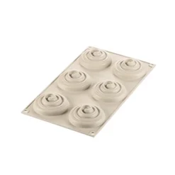 Silikomart Kit 6 Tartelettes Twist En Silicone Platinium -Pas Cher Cuire Joie Magasin 50048 1 1 Kit 6 tartelettes Twist en silicone Platinium Silikomart