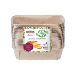 Pack De 25 Moules Cake En Papier Médium 19 Cm X 8,7 Cm