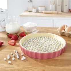 Lot Moule à Tarte Amovible 28 Cm + Billes En Céramique 600 G -Pas Cher Cuire Joie Magasin 509071 1 1 Lot Moule a tarte amovible 28 cm Billes en ceramique 600 g Mathon