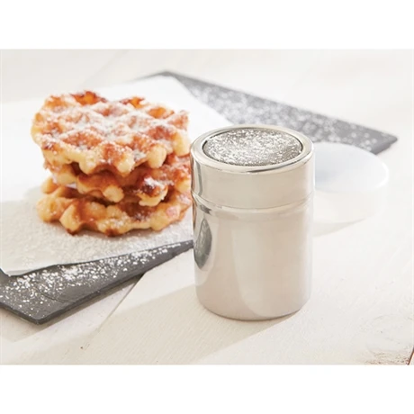 Lot Poêle à Friture + Moules Rosaces + Saupoudreuse 3 Lot Poêle à Friture + Moules Rosaces + Saupoudreuse – Image 3