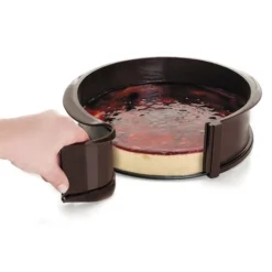 Moule Rond 25 Cm En Silicone Avec Fond Amovible -Pas Cher Cuire Joie Magasin 511066 2 2 Moule rond 25 cm en silicone avec fond amovible Lacor